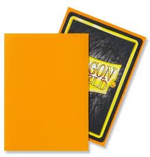 Standard Matte Sleeves Orange (100 Stuks) - Dragon Shield