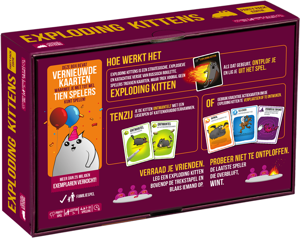Exploding Kittens Party Pack Edition - Zygomatic