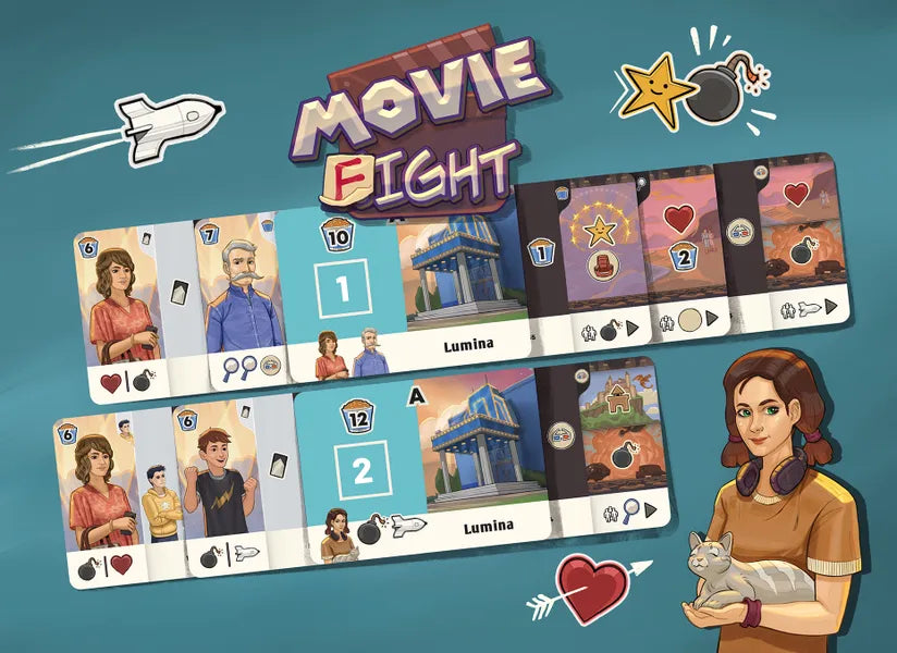 Movie Fight - Kaartspel (NL) – Spel op tafel