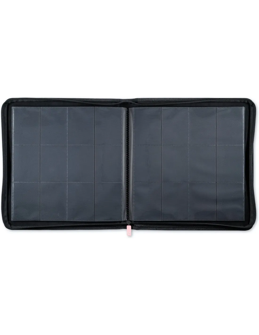 Portfolio 12-Pocket - Premium Zip Card Binder Grey (480)