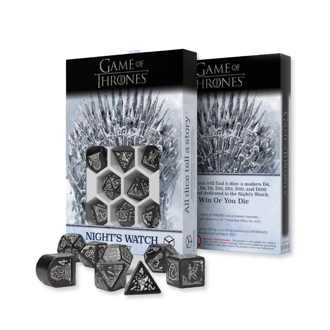 Night's Watch - Game of Thrones Dice Set