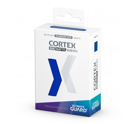 Ultimate Guard Matte Cortex Sleeves: Blue (100 stuks)