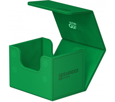 Ultimate Guard SideWinder 100+ XenoSkin Monocolor Green - Deckbox