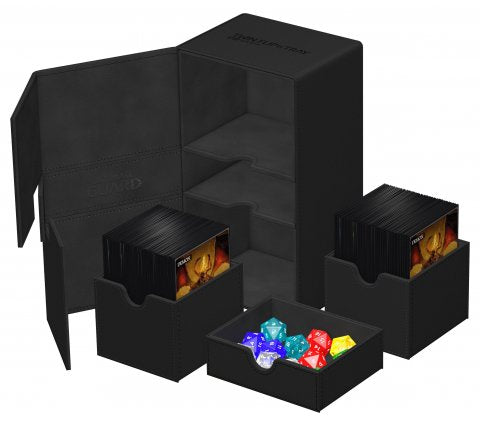 Ultimate Guard Twin Flip'n'Tray 200+ Black - Deckbox