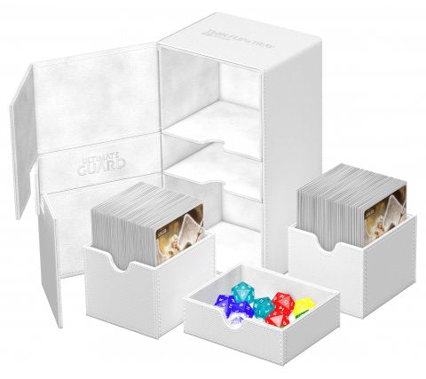 Ultimate Guard Twin Flip'n'Tray 200+ White- Deckbox