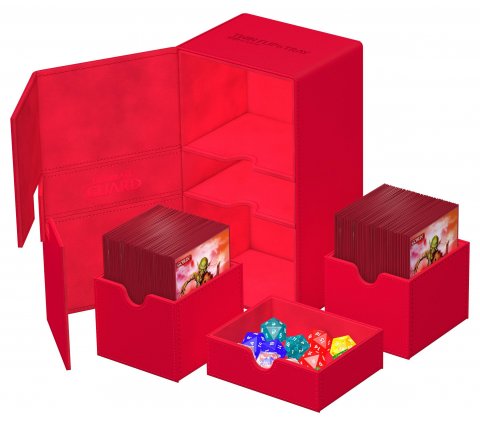Ultimate Guard Twin Flip'n'Tray 200+ Red - Deckbox
