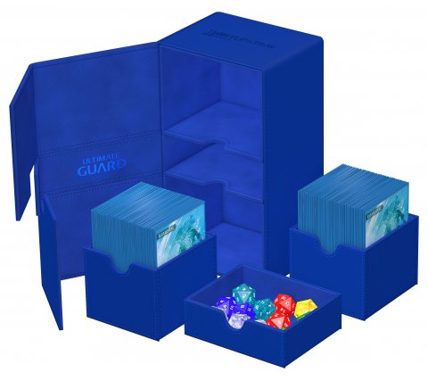 Ultimate Guard Twin Flip'n'Tray 200+ Blue - Deckbox