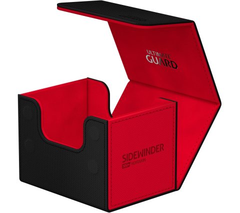 Ultimate Guard SideWinder 100+ XenoSkin Synergy Black/Red - Deckbox