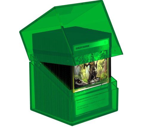 Ultimate Guard Boulder Deck Case 100+ Clear Emerald - Deckbox
