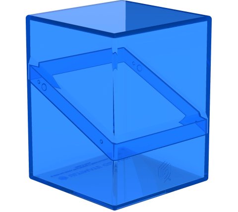 Ultimate Guard Boulder Deck Case 100+ Clear Sapphire - Deckbox