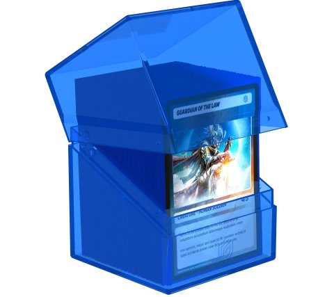 Ultimate Guard Boulder Deck Case 100+ Clear Sapphire - Deckbox
