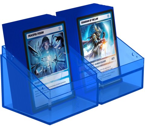Ultimate Guard Boulder Deck Case 100+ Clear Sapphire - Deckbox