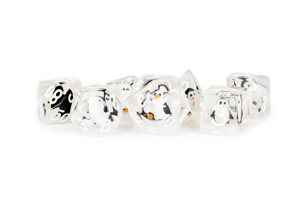 Resin Poly Penguin Dice - FanRoll