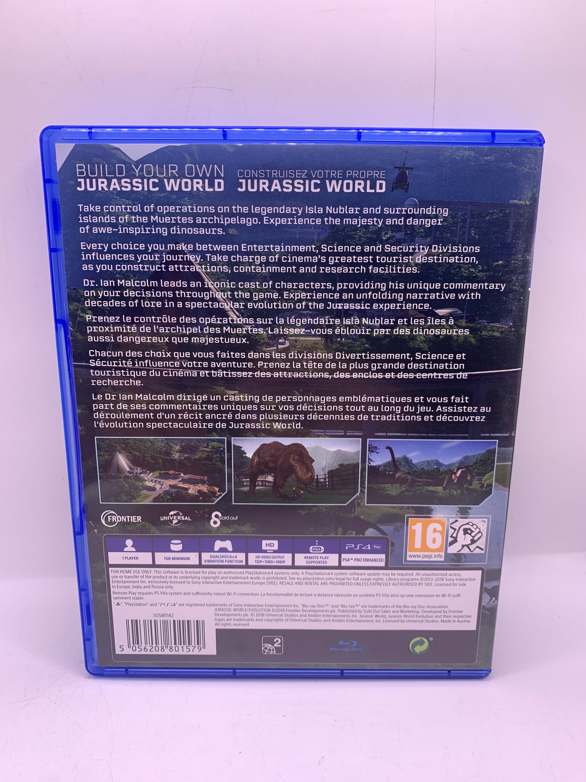 Jurassic World Evolution - PlayStation 4