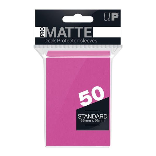 standard Matte Sleeves Pink (50 Stuks) - Ultra Pro