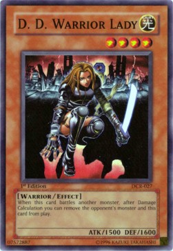 D.D. Warrior Lady (V.1 - Super Rare) - Dark Crisis (Super Rare) [DCR-027]