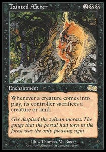 Tainted Aether - Urza's Saga (Rare) [USG-161]