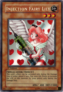 Injection Fairy Lily (V.1 - Secret Rare) - Legacy of Darkness (Secret Rare) [LOD-100]