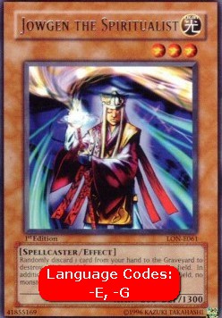 Jowgen the Spiritualist (V.1 - Rare) - Labyrinth of Nightmare (Rare) [LON-061]