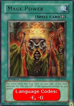 Mage Power (V.1 - Ultra Rare) - Labyrinth of Nightmare (Ultra Rare) [LON-050]