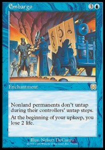 Embargo - Mercadian Masques (Rare) [MMQ-77]