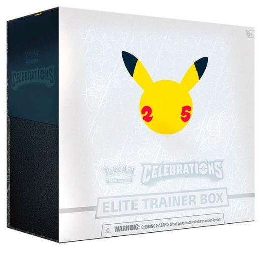25Th Anniversary Celebrations Elite Trainer Box - Pokémon (Duits Product, Beschadiging aan Seal, Zie foto's voor info)