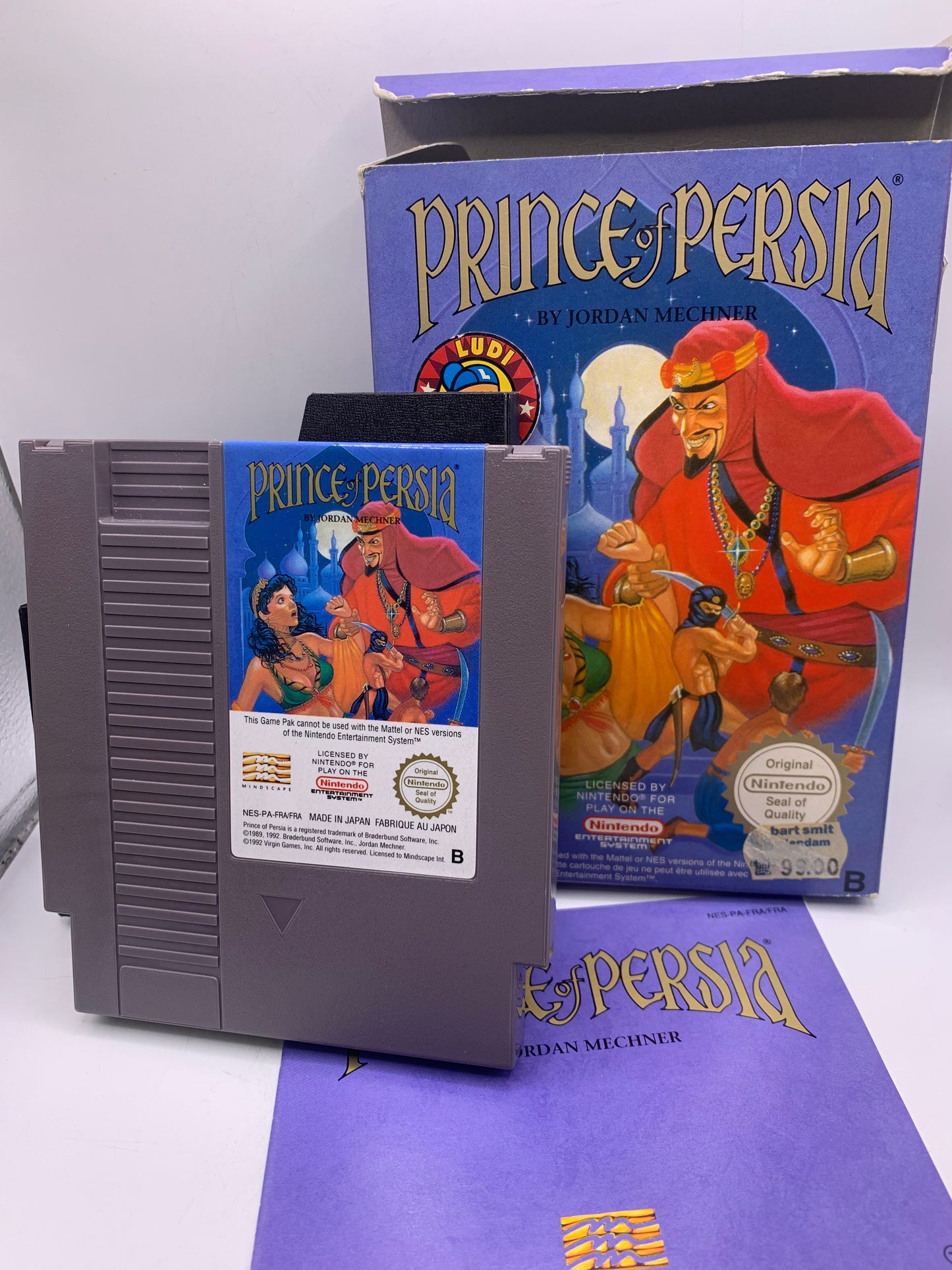 Prince of Persia (CIB) (Sticker op case) - NES
