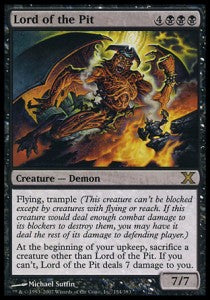 Lord of the Pit - Tenth Edition (Rare) [10E-154]