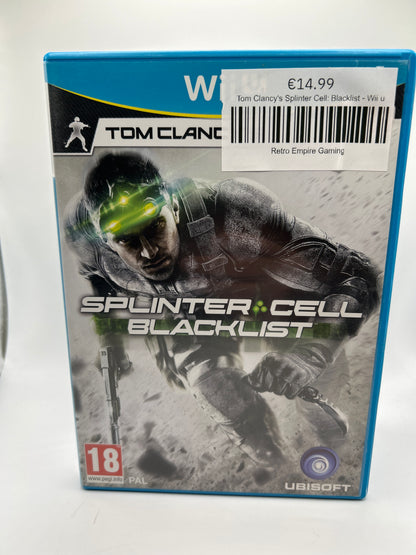 Tom Clancy's Splinter Cell: Blacklist - Wii u