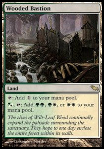Wooded Bastion - Shadowmoor (Rare) [SHM-281]