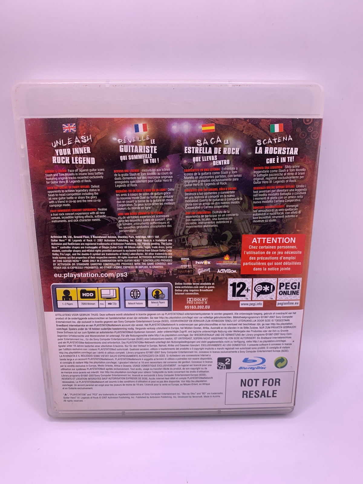 Guitar Hero III: Legends of Rock - PlayStation 3
