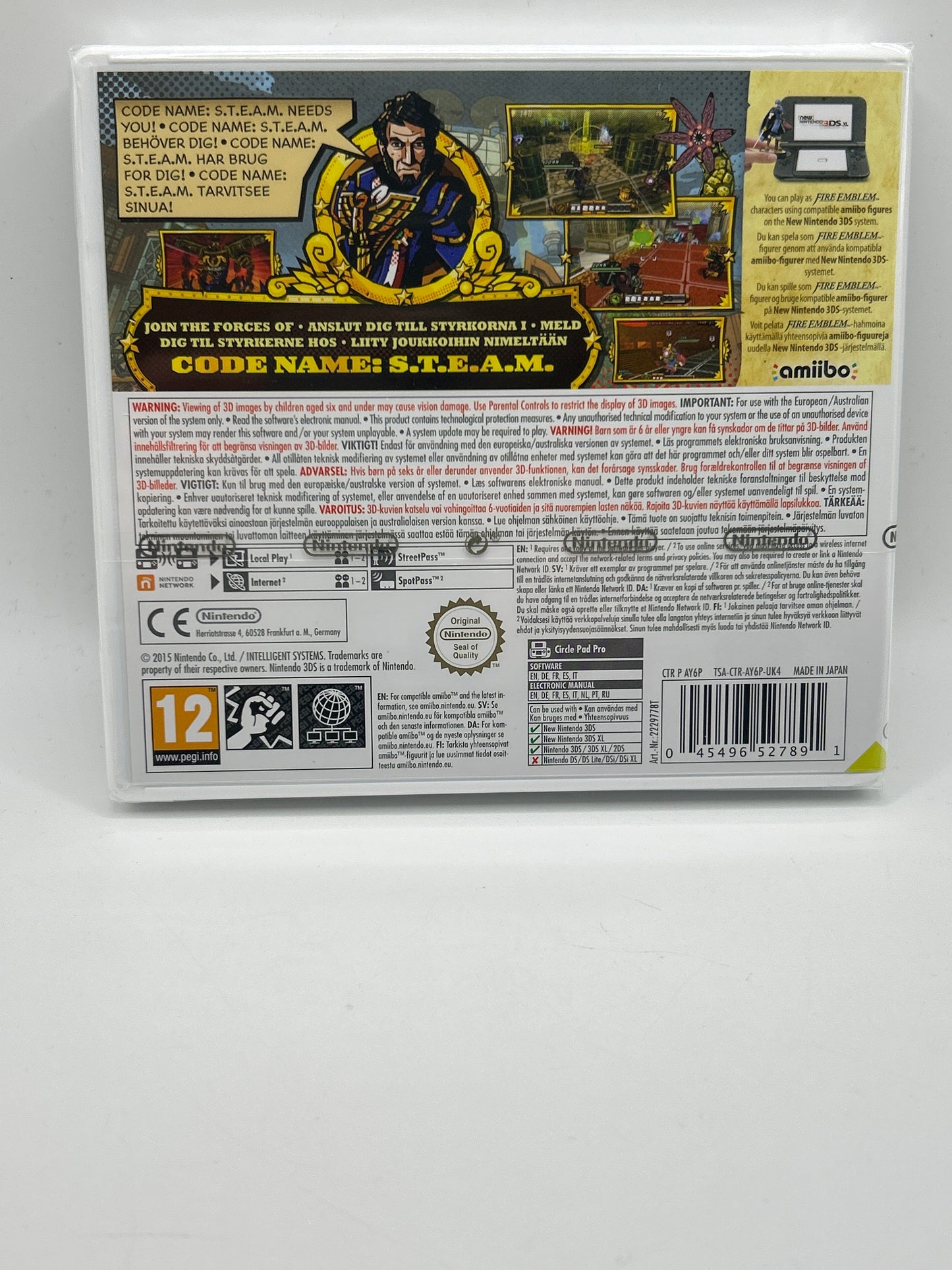 Code Name: S.T.E.A.M. (Sealed) - Nintendo 3DS