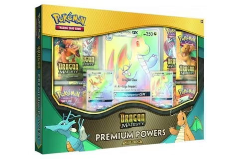 Dragons Majesty Premium Powers Dragonite x Kingdra GX - Pokémon