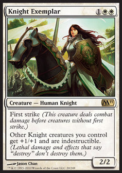 Knight Exemplar - Magic 2011 (Rare) [M11-20]