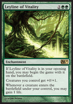 Leyline of Vitality - Magic 2011 (Rare) [M11-183]