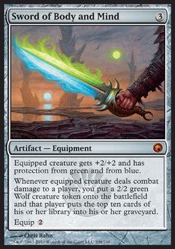 Sword of Body and Mind - Scars of Mirrodin (Mythic) [SOM-208]