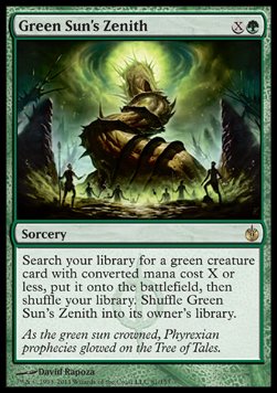 Green Sun's Zenith - Mirrodin Besieged (Rare) [MBS-81]