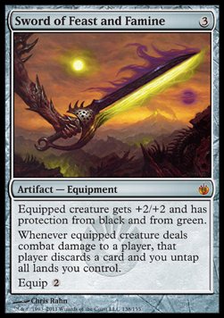 Sword of Feast and Famine - Mirrodin Besieged (Mythic) [MBS-138]
