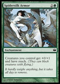 Spidersilk Armor - Duel Decks: Knights vs. Dragons (Common) [DDG-32]