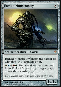 Etched Monstrosity - New Phyrexia (Mythic) [NPH-135]