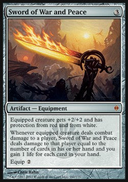 Sword of War and Peace - New Phyrexia (Mythic) [NPH-161]