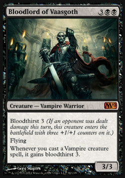 Bloodlord of Vaasgoth - Magic 2012 (Mythic) [M12-82]