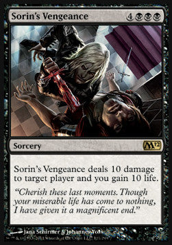 Sorin's Vengeance - Magic 2012 (Rare) [M12-111]