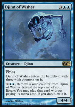 Djinn of Wishes - Magic 2012 (Rare) [M12-51]