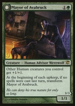 Mayor of Avabruck / Howlpack Alpha - Innistrad (Rare) [ISD-193]