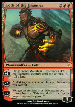 Koth of the Hammer - Duel Decks: Venser vs. Koth (Mythic) [DDI-44]