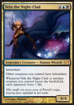 Vela the Night-Clad - Planechase 2012 (Mythic) [PC2-107]