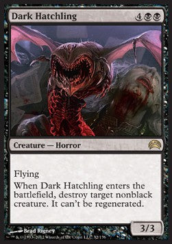 Dark Hatchling - Planechase 2012 (Rare) [PC2-32]