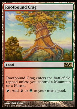 Rootbound Crag - Magic 2013 (Rare) [M13-228]