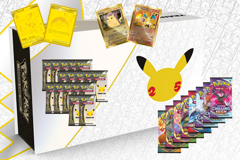 25Th Year anniversary Celebrations Ultra-Premium Collection Box - Pokémon (Acrylic Case included!)